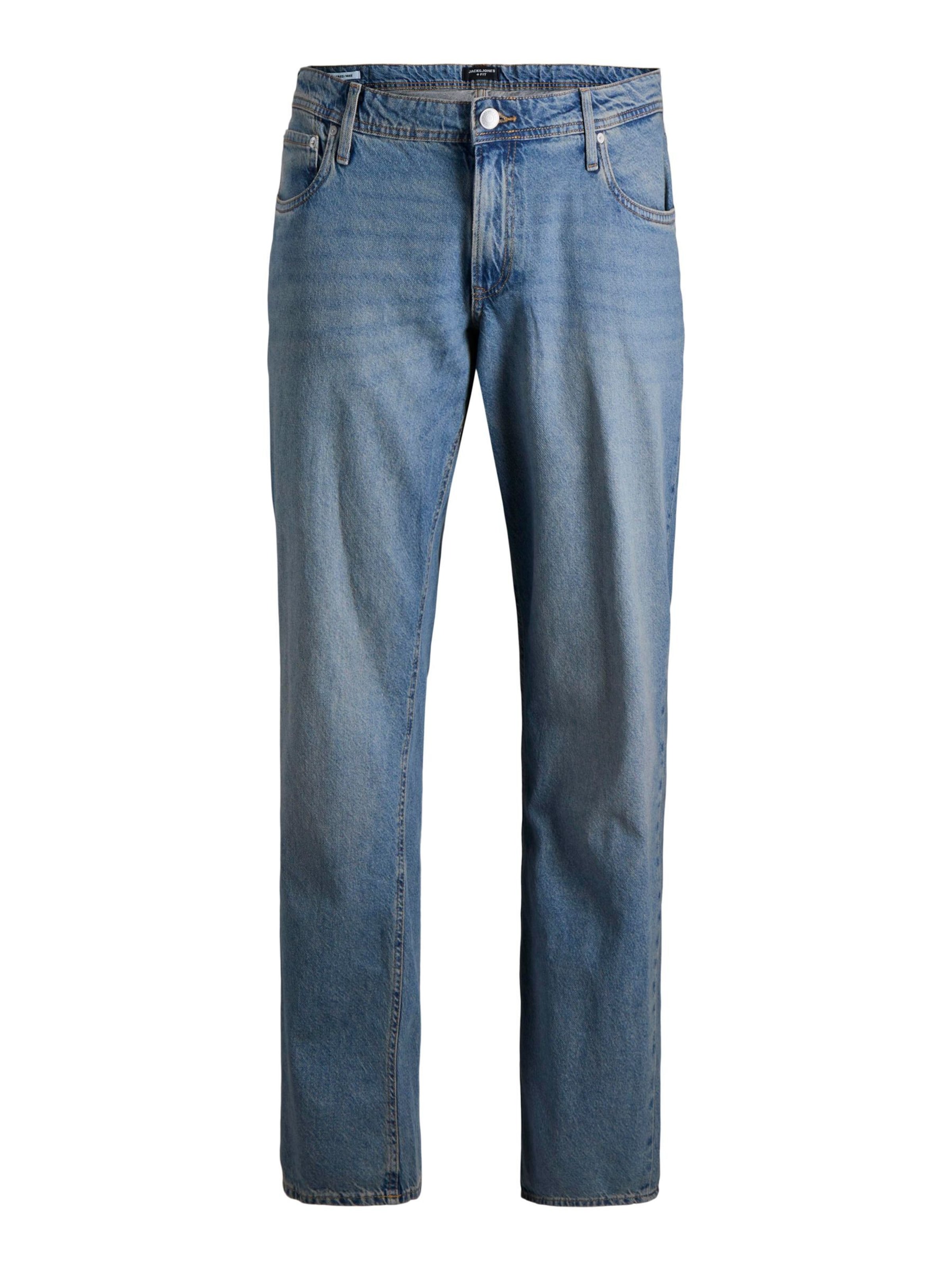 Tapered Jeans 'JJIMIKE JJORIGINAL' de la Jack & Jones Plus pe albastru: față