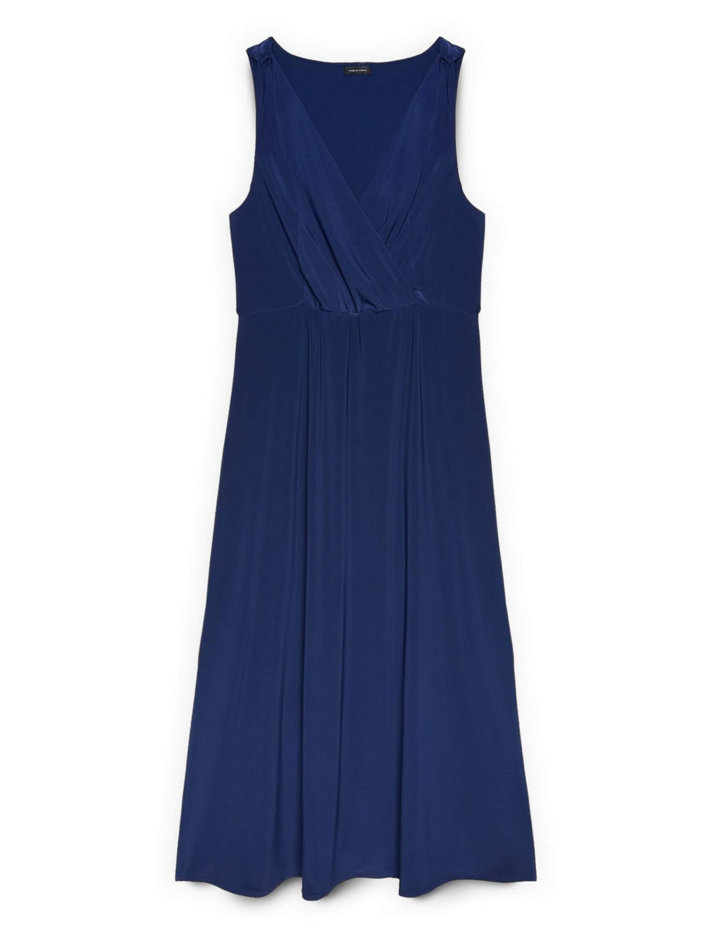 Abito di Fiorella Rubino in blu: frontale