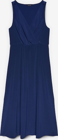 Abito di Fiorella Rubino in blu: frontale