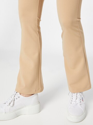 VERO MODA Flared Broek in Beige