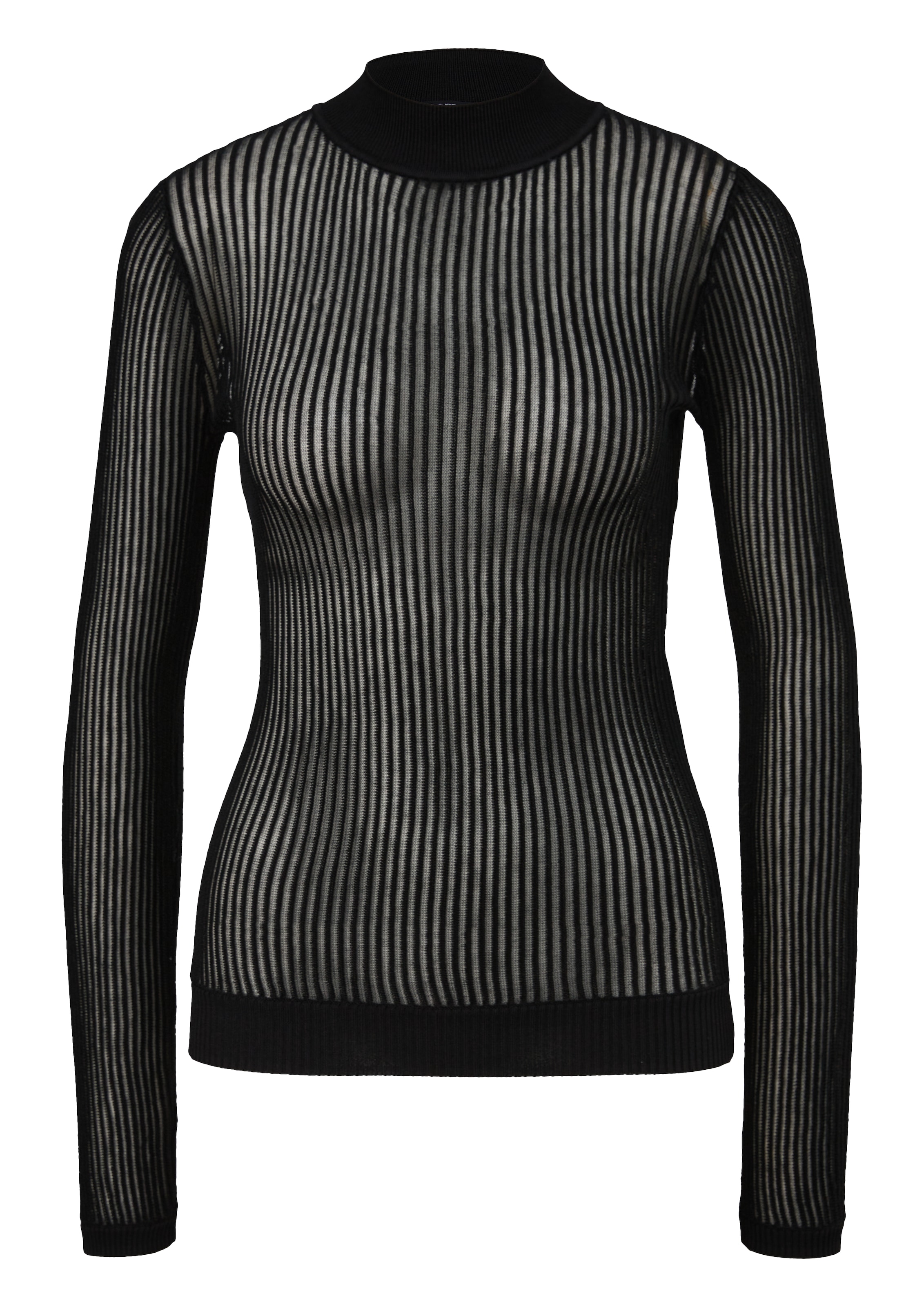 COMMA Pullover in Schwarz: Vorderseite