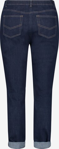 SAMOON Slimfit Jeans 'Betty' in Blau