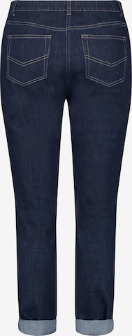 SAMOON Slimfit Jeans 'Betty' in Blauw