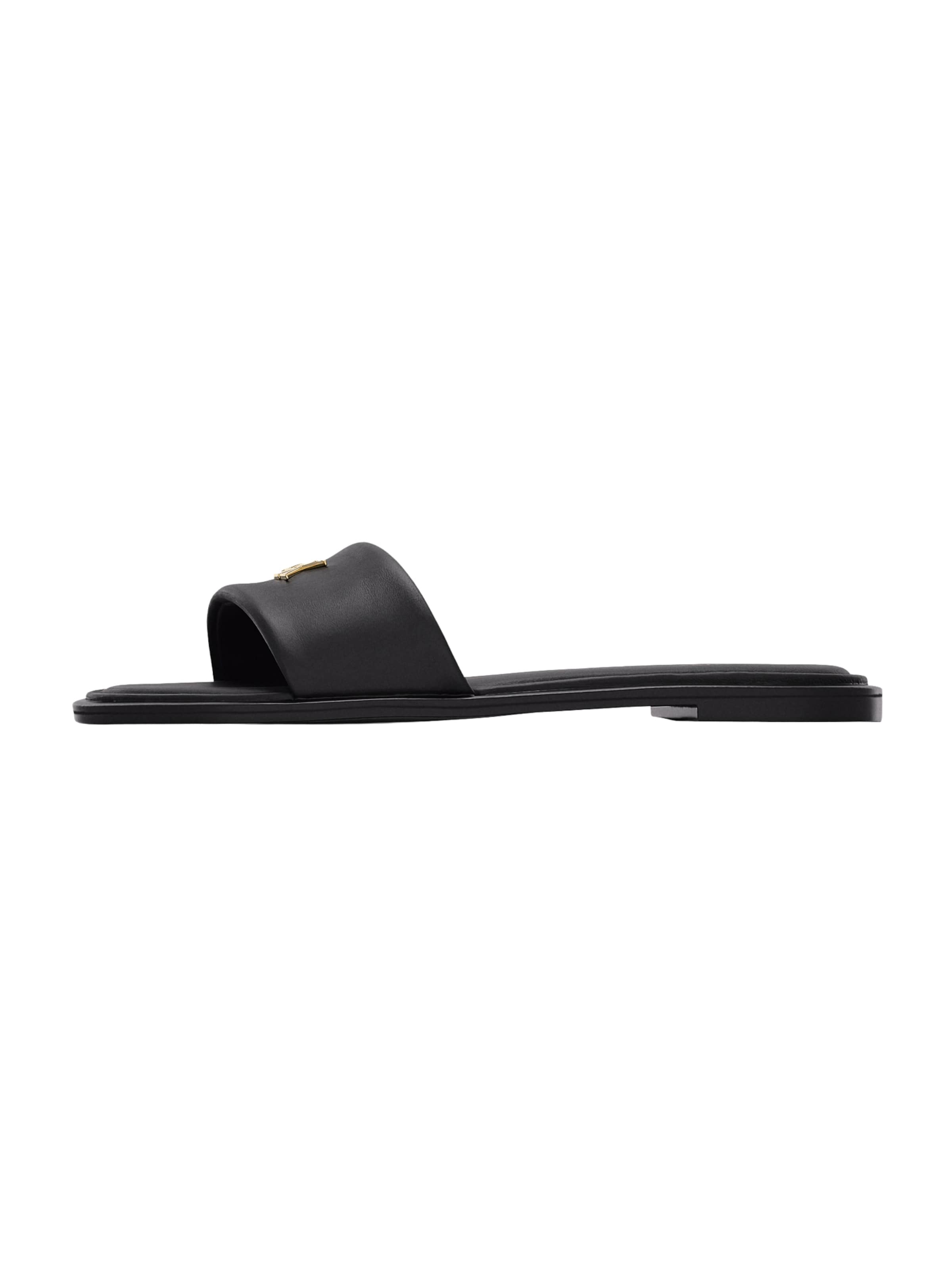 Mule Calvin Klein en noir : devant