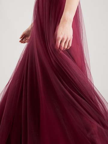 Robe de soirée Laona en rouge