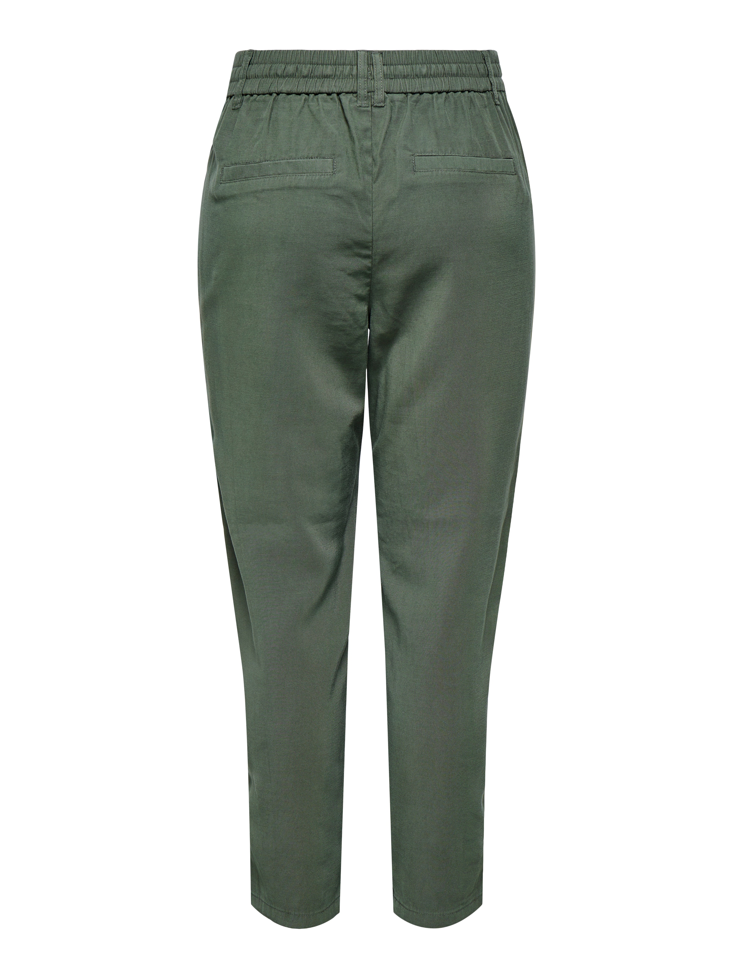 ONLY Regularen Hlače z naborki 'ONLPOPTRASH ARIS' | zelena barva