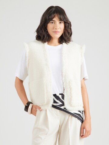 RINO & PELLE Pletená vesta 'Vita' - Béžová: predná strana