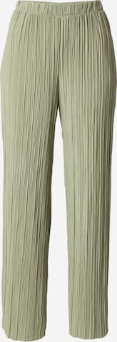 VILA Loose fit Pants in Green: front