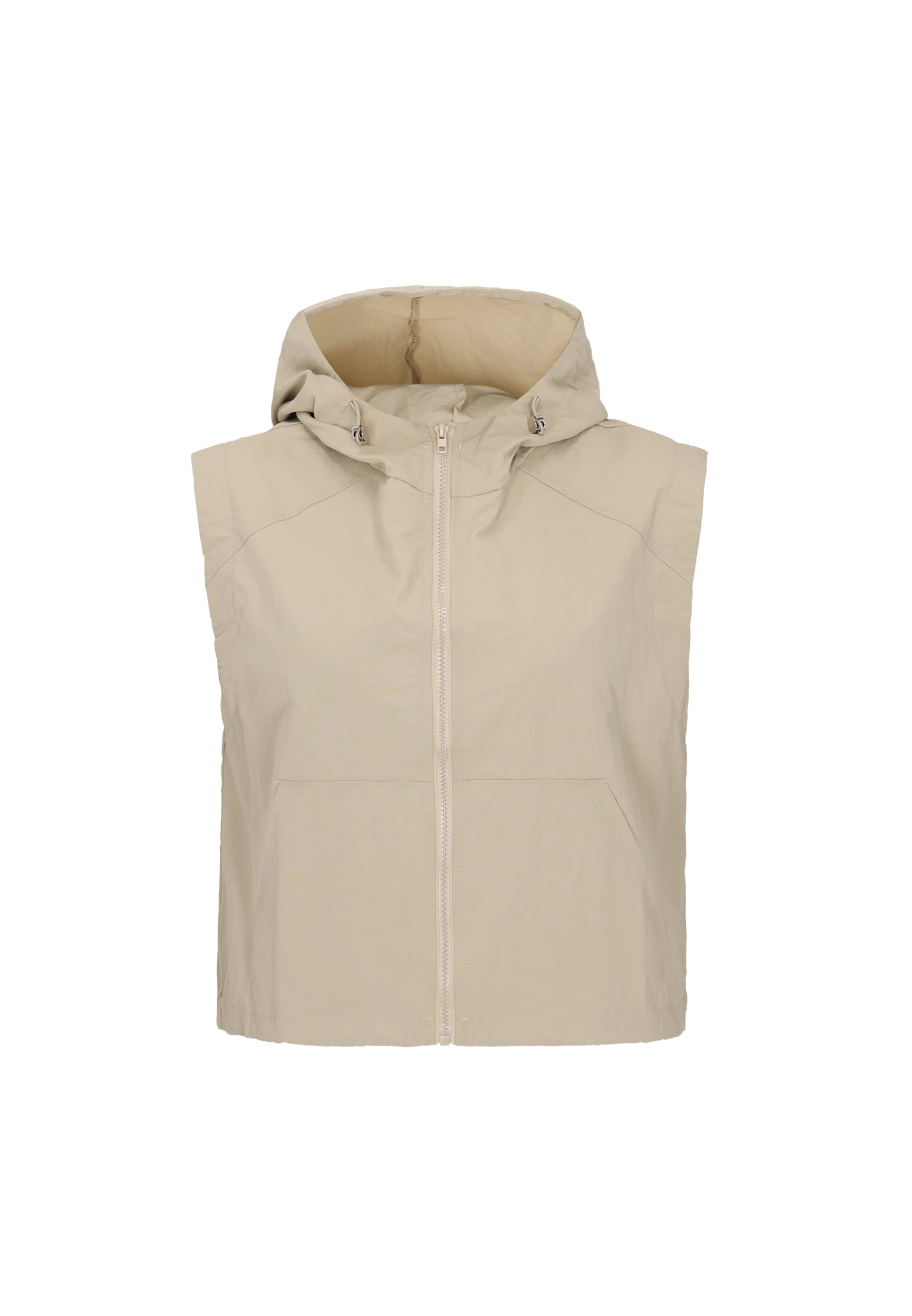 faina Athlsr Knitted Vest in Beige: front