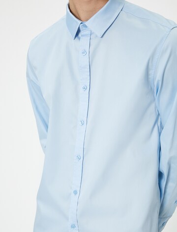 Koton Regular fit Button Up Shirt in Blue