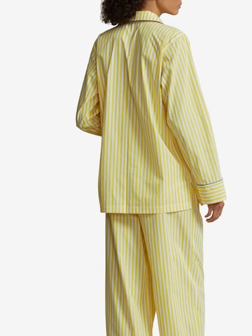 Polo Ralph Lauren Pyjama ' Madison PJ Set - Shirting Stripes ' in Geel