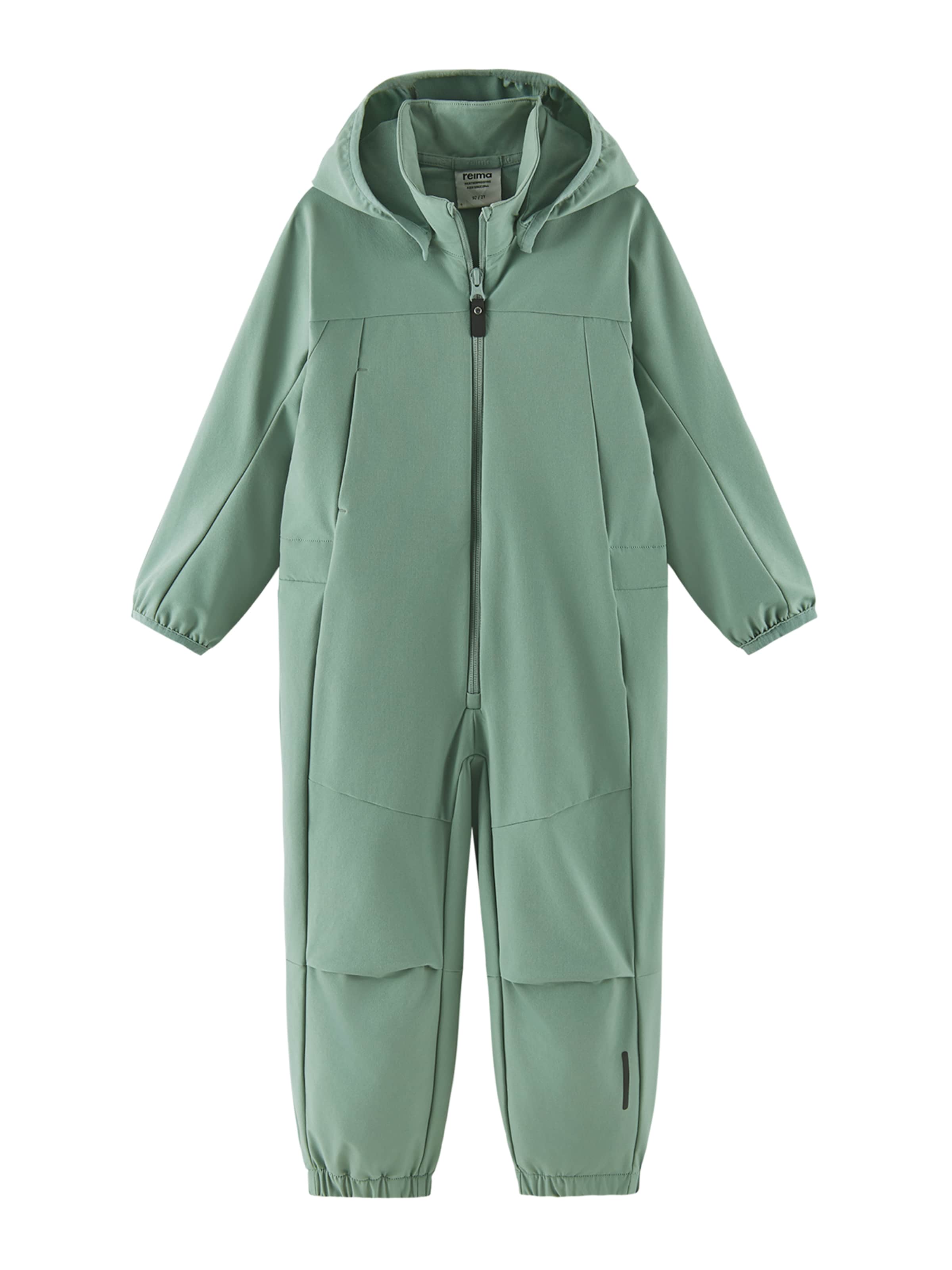 Salopetă 'Varjelu' de la Reima pe verde: față