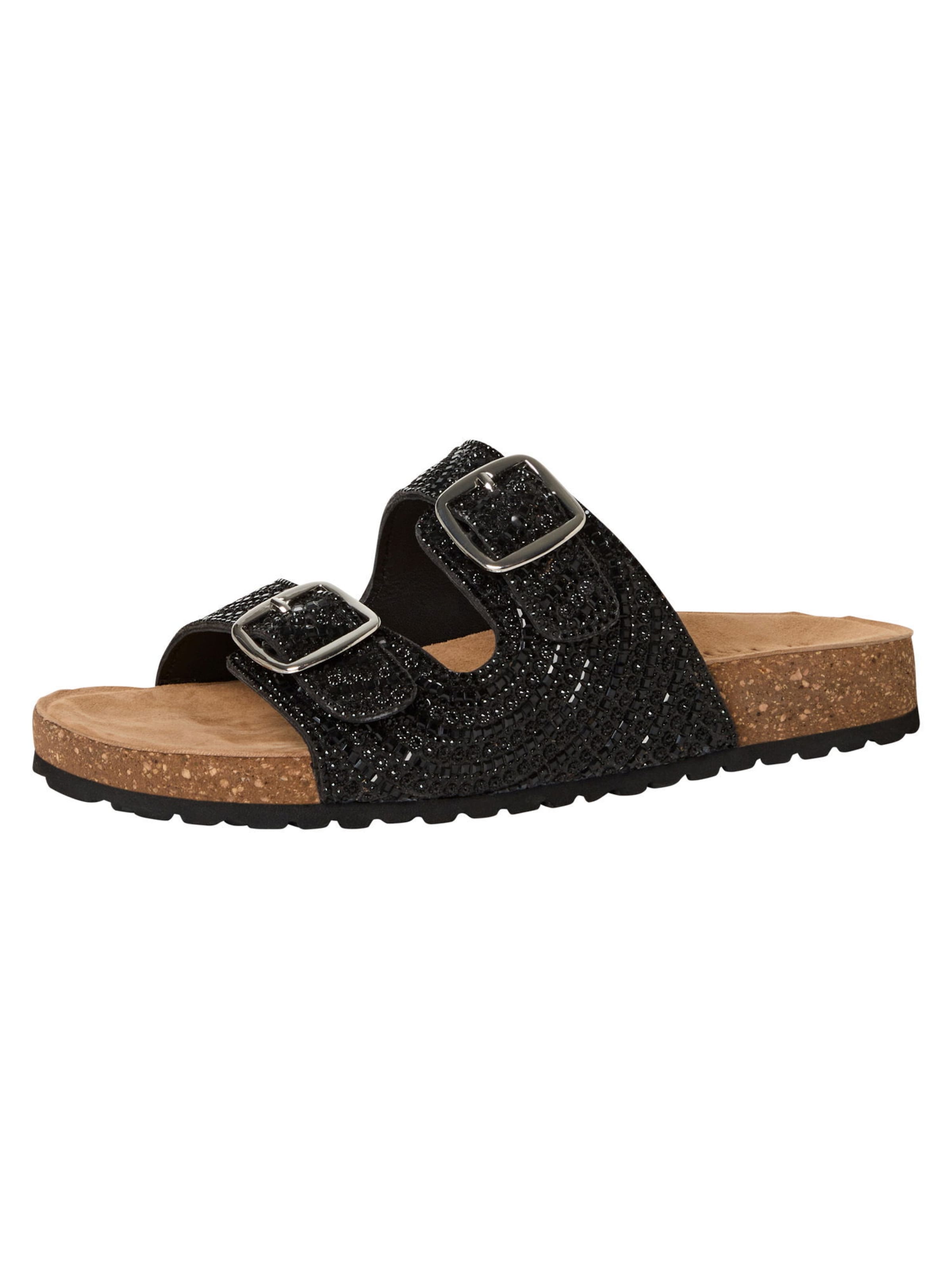 Tamaris Muiltjes in Zwart: voorkant