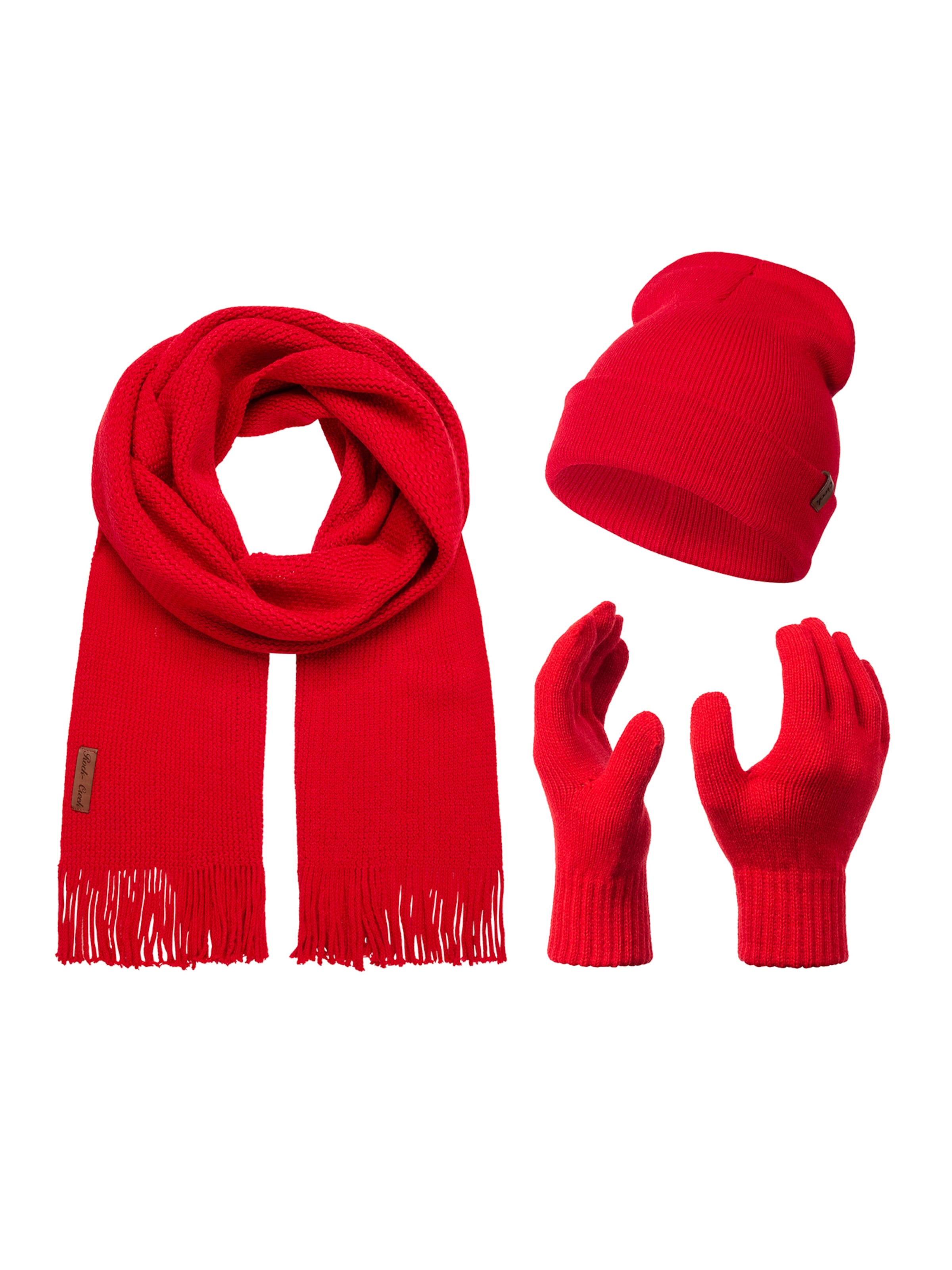 Rock Creek Beanie in Red: front