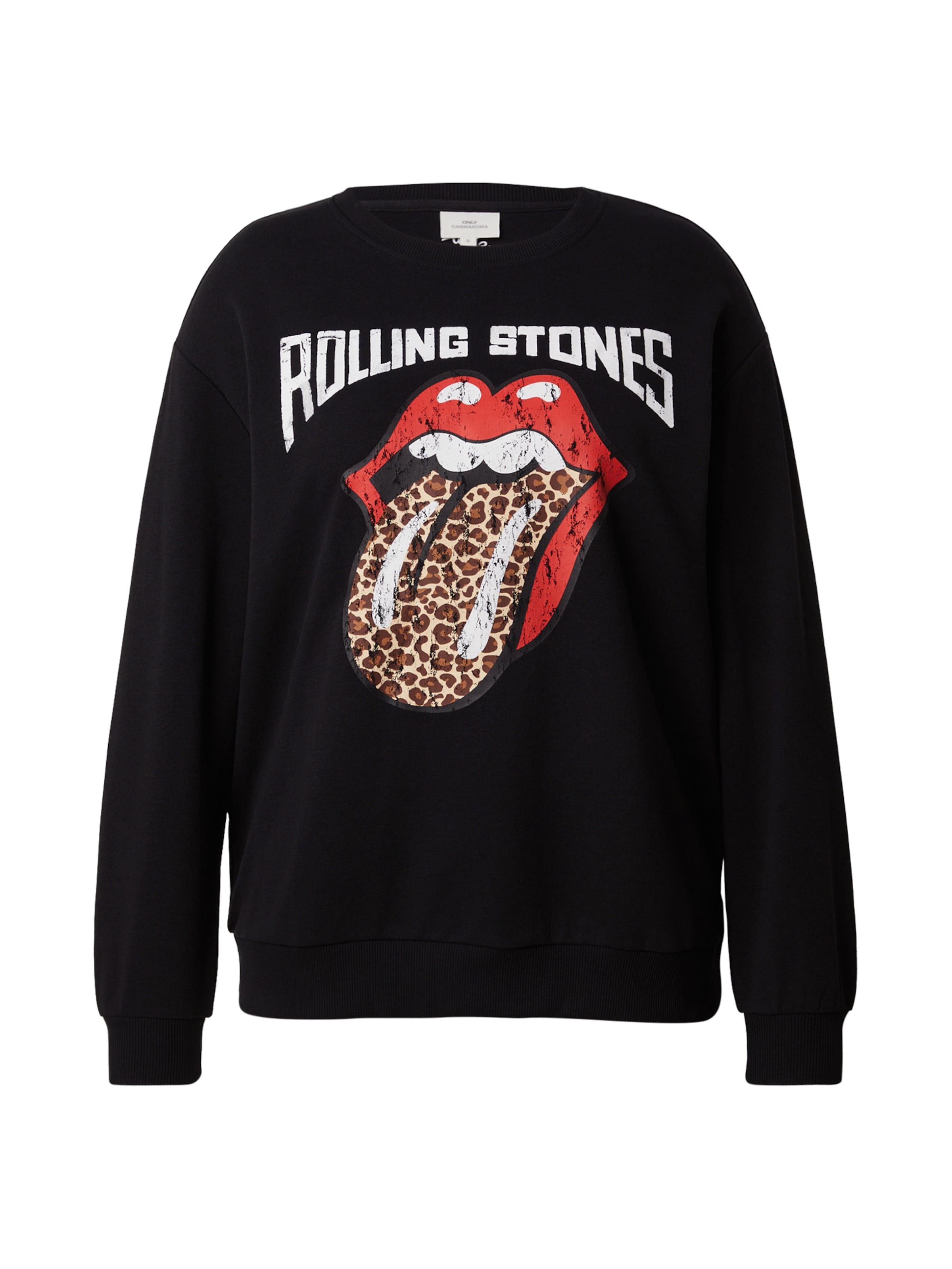 ONLY Carmakoma - Sudadera 'CARROLLI' en negro: frente