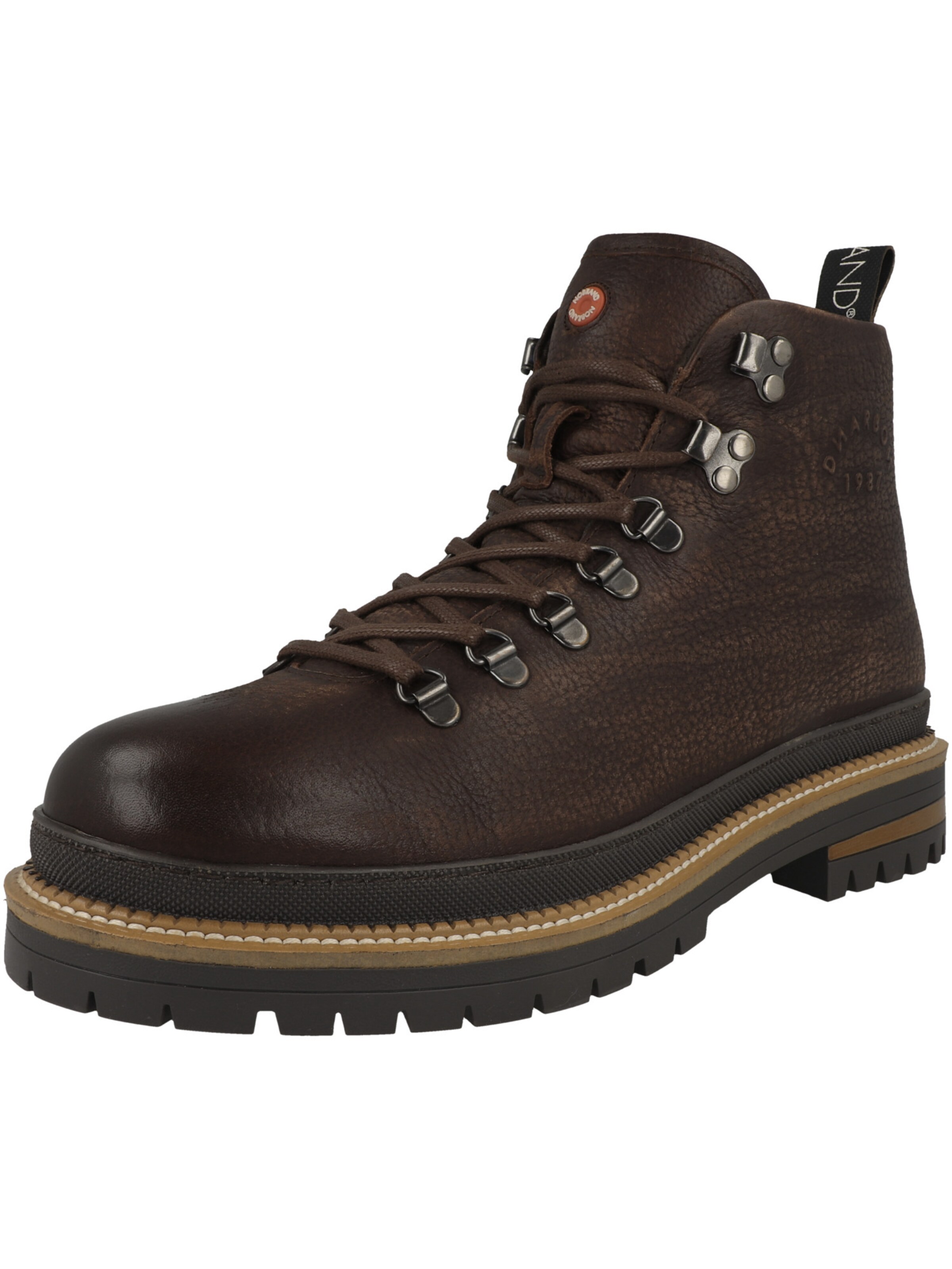 Bottines à lacets 'Bold 2' NOBRAND en marron : devant