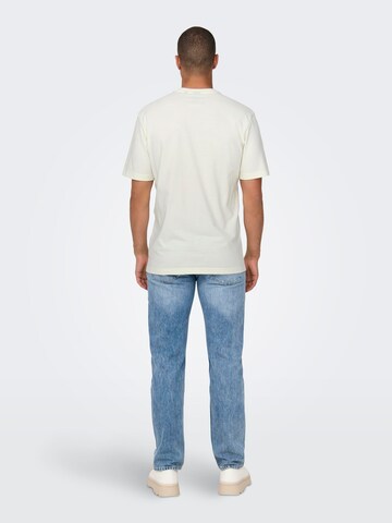 Only & Sons - Camiseta 'KARTER' en blanco