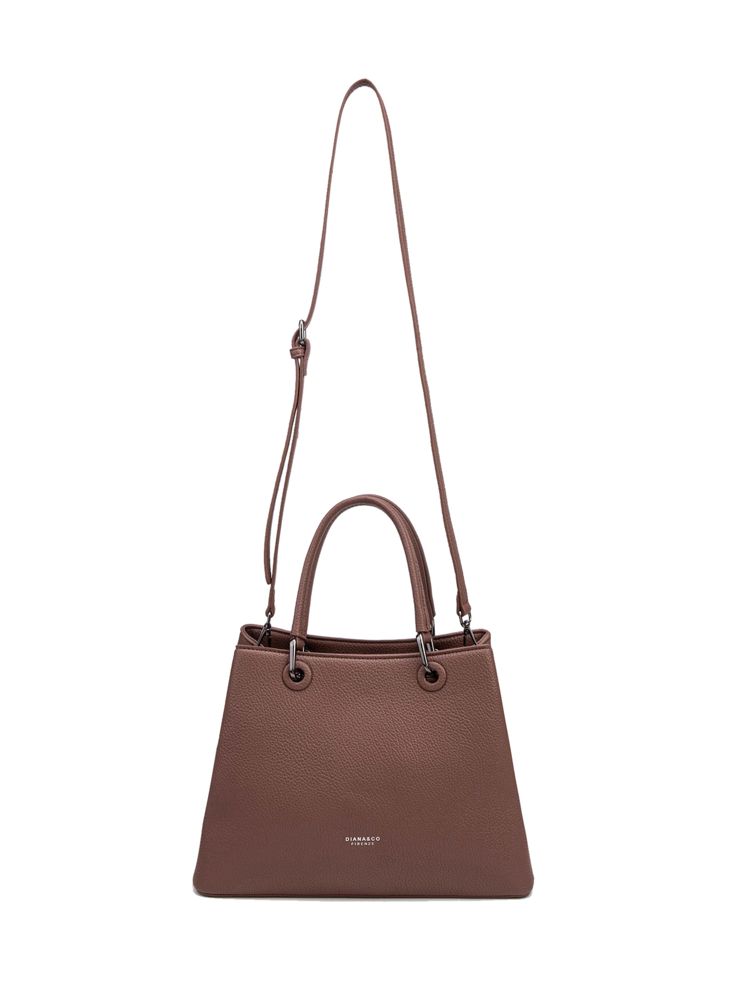 Diana&Co. Schoudertas in Bruin: voorkant