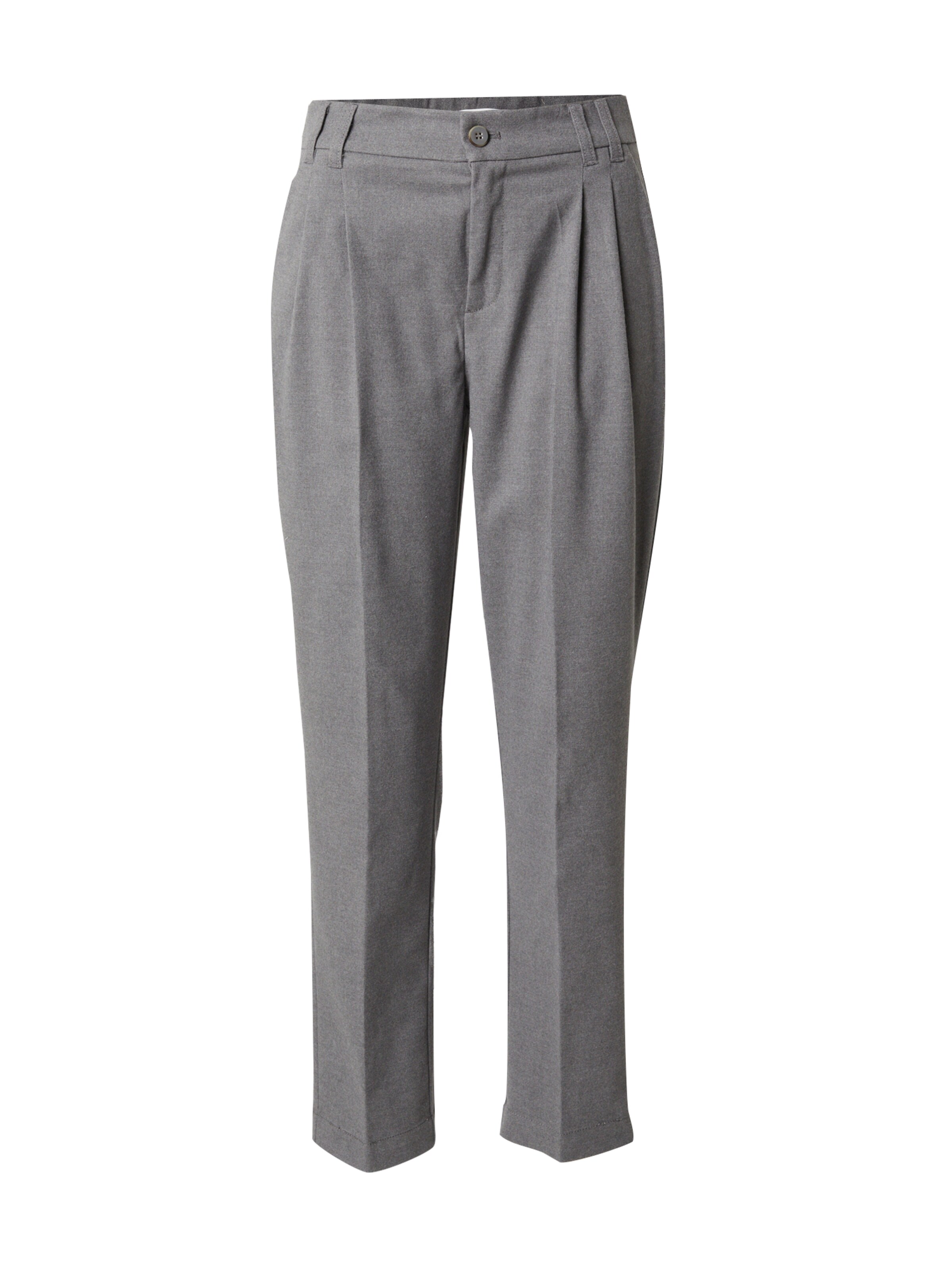 pelēks s.Oliver Pakapēniski sašaurināts piegriezums Klasiskas bikses: no priekšpuses