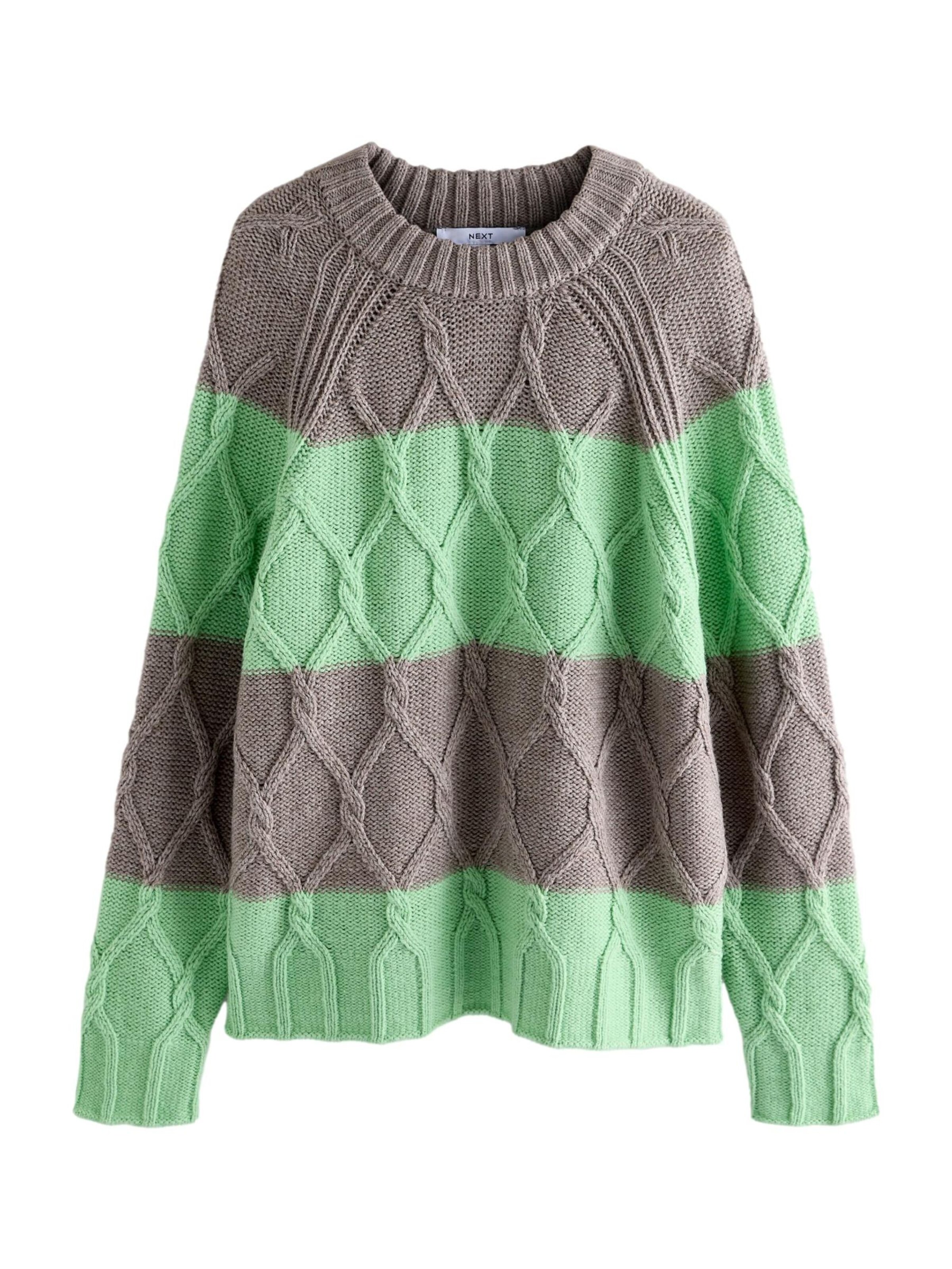 Next Kampsun, värv roheline: eest vaates