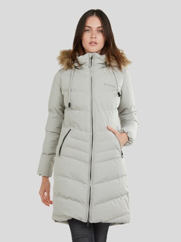 Fundango Winterjacke 'Puppis Padded Jacket' in Grau: Vorderseite
