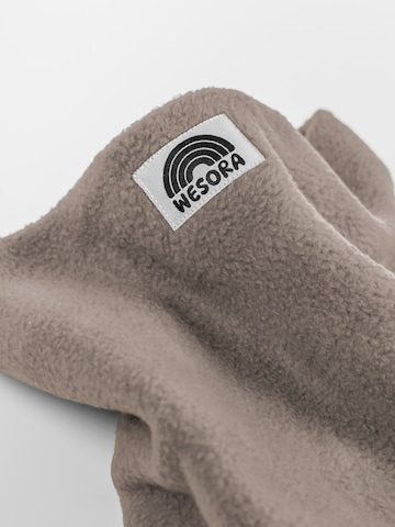 WESORA GmbH Schlauchschal 'Fleece Neckwarmer - All Black' in Grau