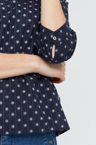Fransa Blouse 'VADOB' in Blue