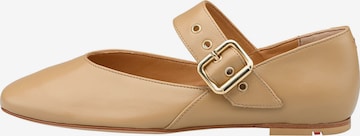 LLOYD Ballerina met riempjes in Beige: voorkant