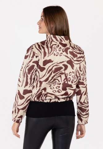 Key Largo Sweatjacka ' Cage' i brun