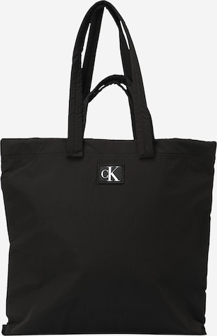 Calvin Klein Jeans Shopper in Black: front