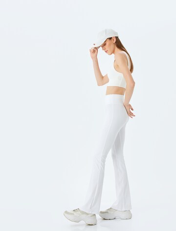 Koton Flared Leggings in White