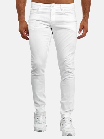 Tazzio Slimfit Jeans '165251' in Weiß: Vorderseite