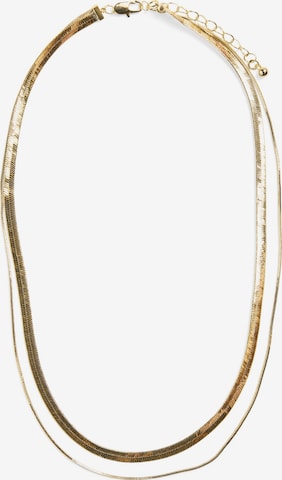 PIECES Halsband 'FPBANIA' i guld: framsida
