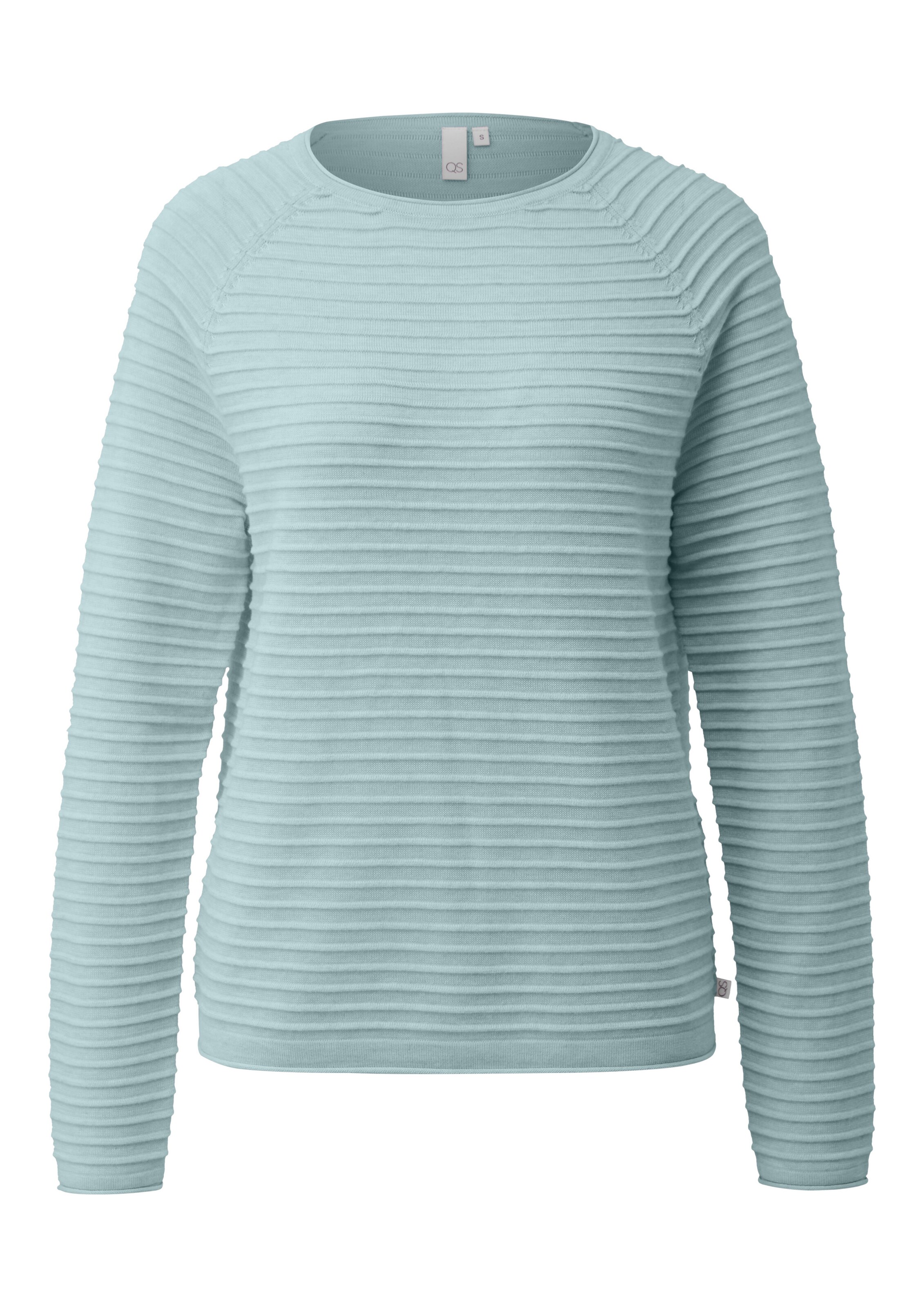 QS Pullover in Grün: Vorderseite