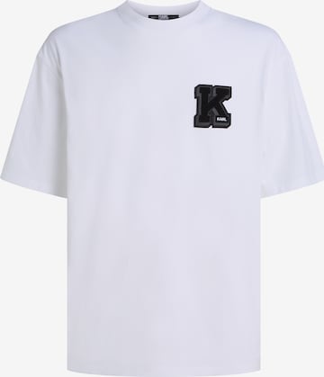 Karl Lagerfeld Shirt ' Athleisure' in Wit: voorkant