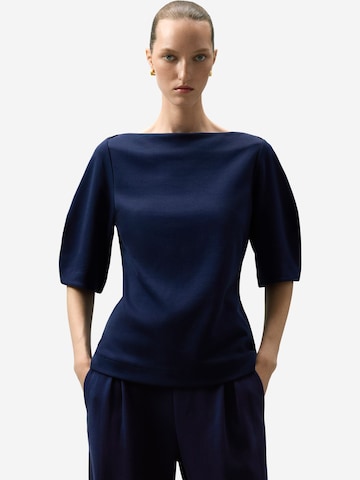 Adolfo Dominguez Shirt in Blauw: voorkant