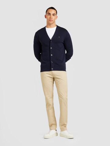 TOMMY HILFIGER Gebreid vest 'Essential' in Blauw