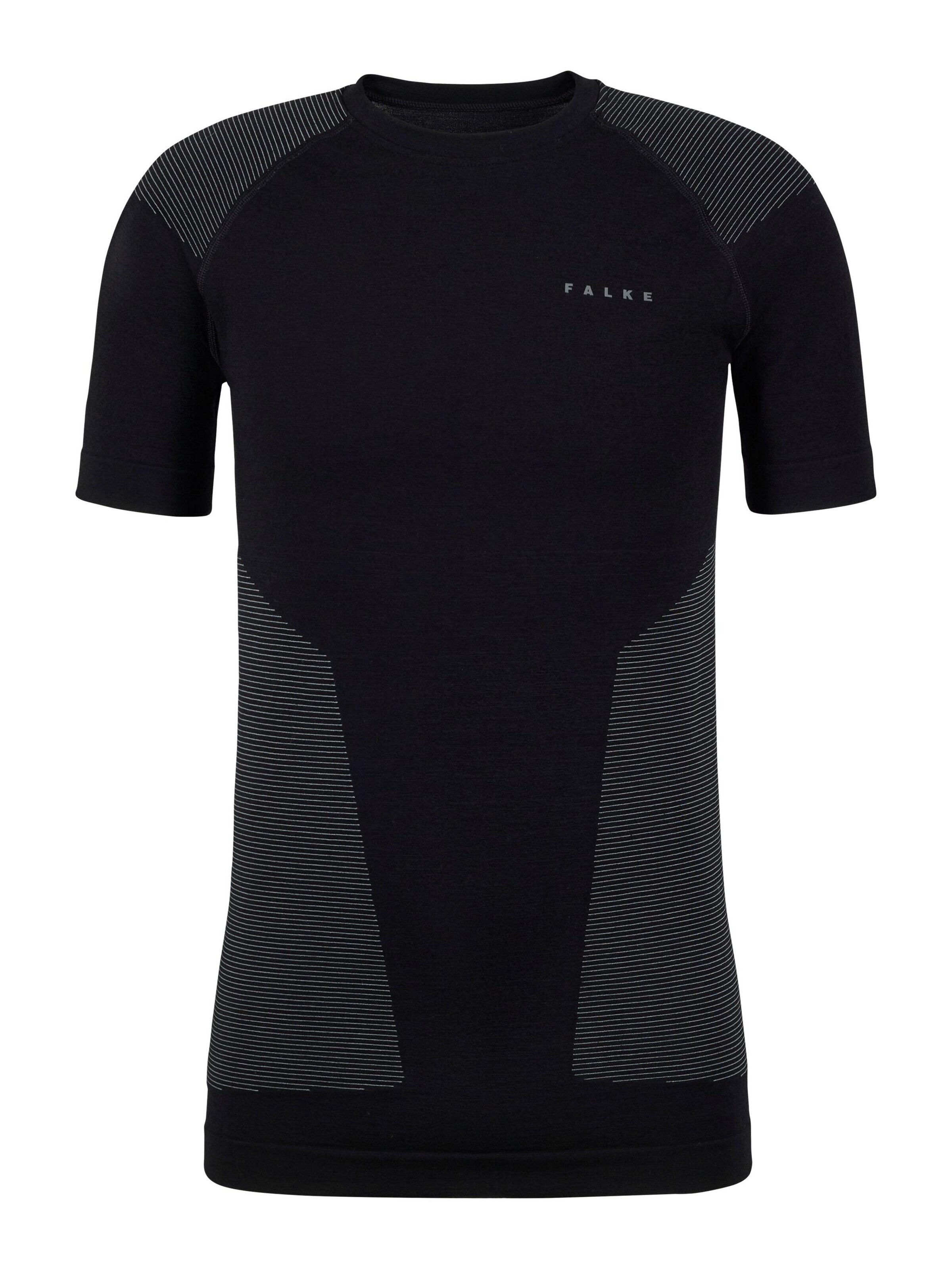 FALKE Base Layer 'Backpack-Ready' in Black: front
