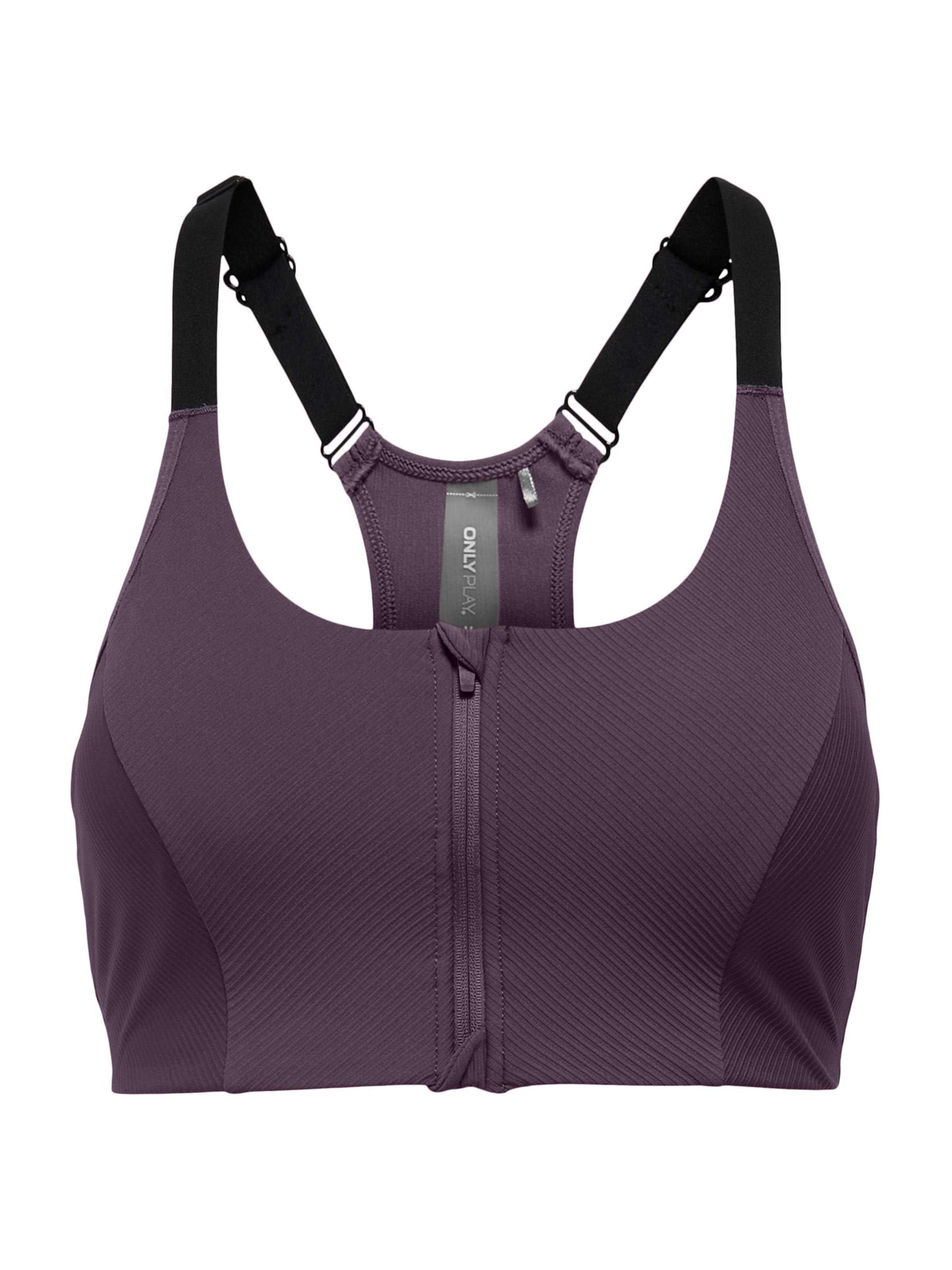 Bustier Soutien-gorge de sport 'ONPJANA-3' ONLY PLAY en violet : devant
