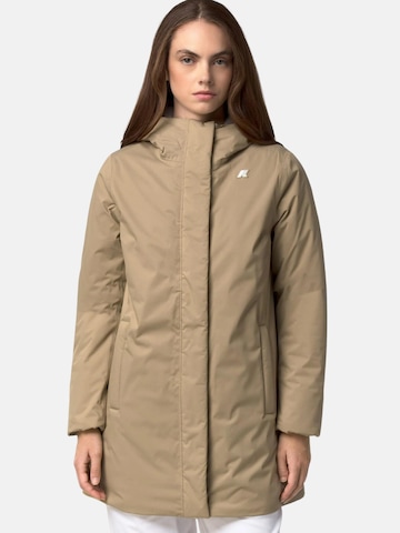 K-Way - Chaqueta de invierno 'K-WAY SOPHIE TWILL SOFT BEAVER GIUBBINO' en beige