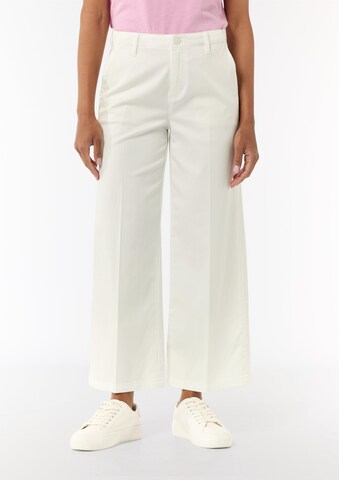 comma casual identity Wide Leg Jeans in Weiß