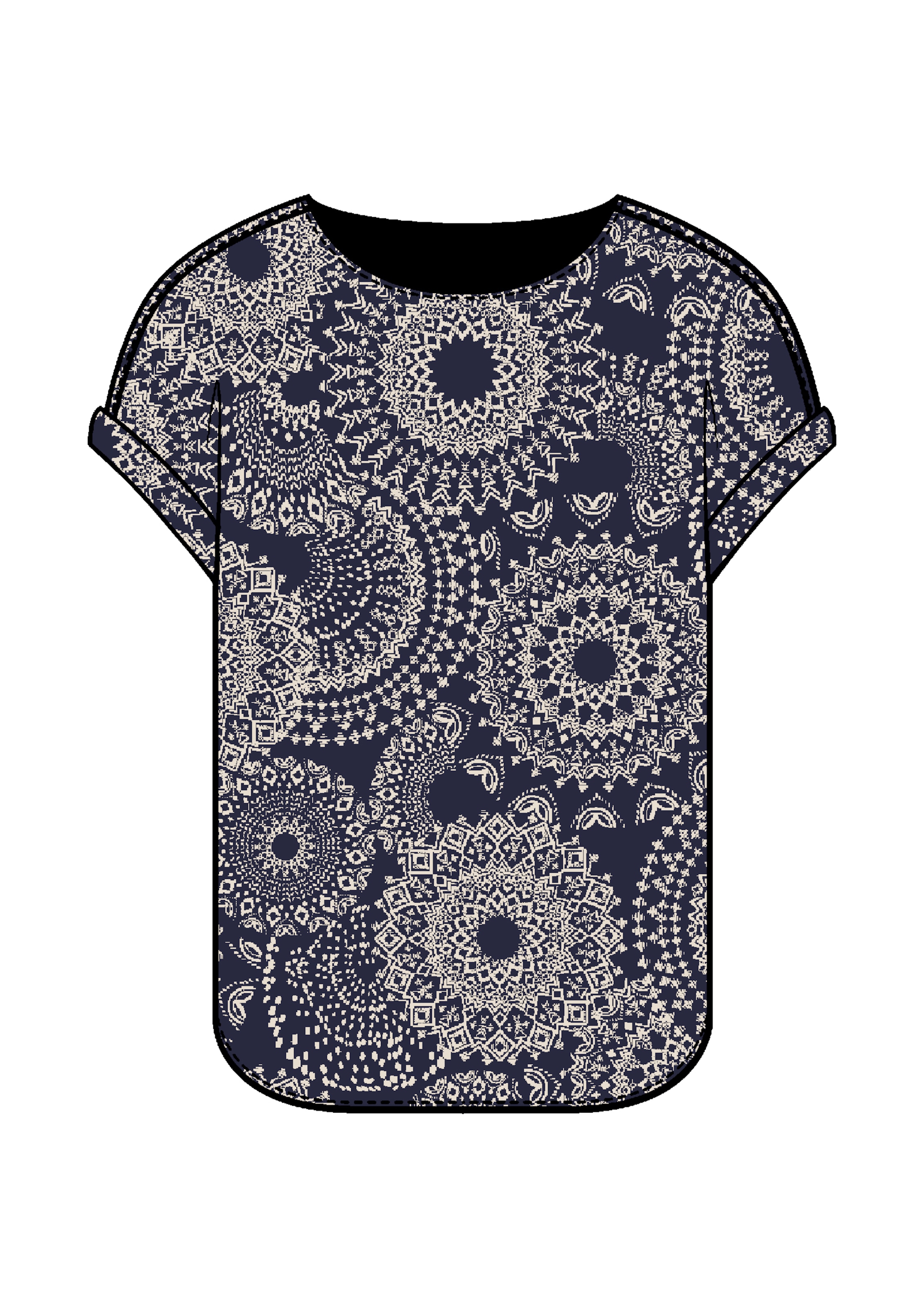 Apricot Blouse ' ' in Blue: front