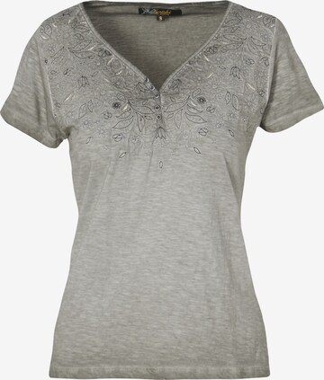 T-shirt KOROSHI en gris : devant