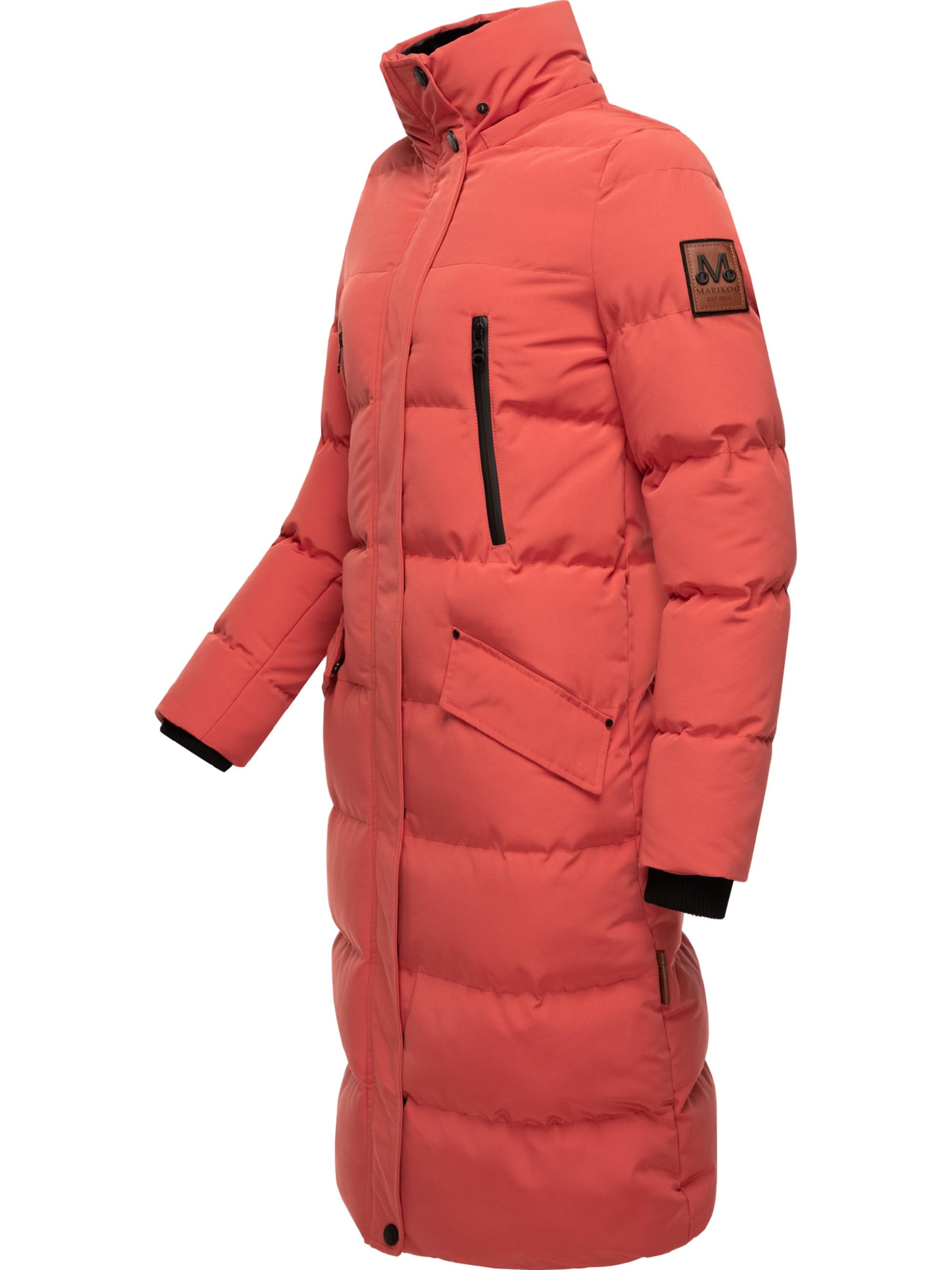 MARIKOO Talvemantel 'Schneesternchen', värv punane