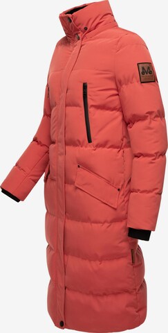 MARIKOO - Abrigo de invierno 'Schneesternchen' en rojo