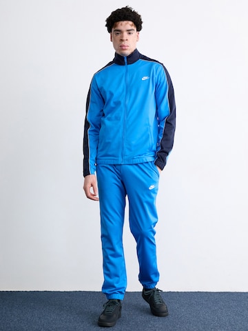 Nike Sportswear Обычный Костюм для бега 'CLUB' в Синий: спереди