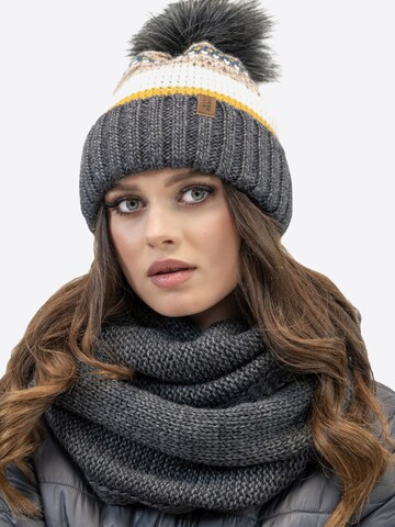 Vivisence Beanie '7099  Set+R' in Grey