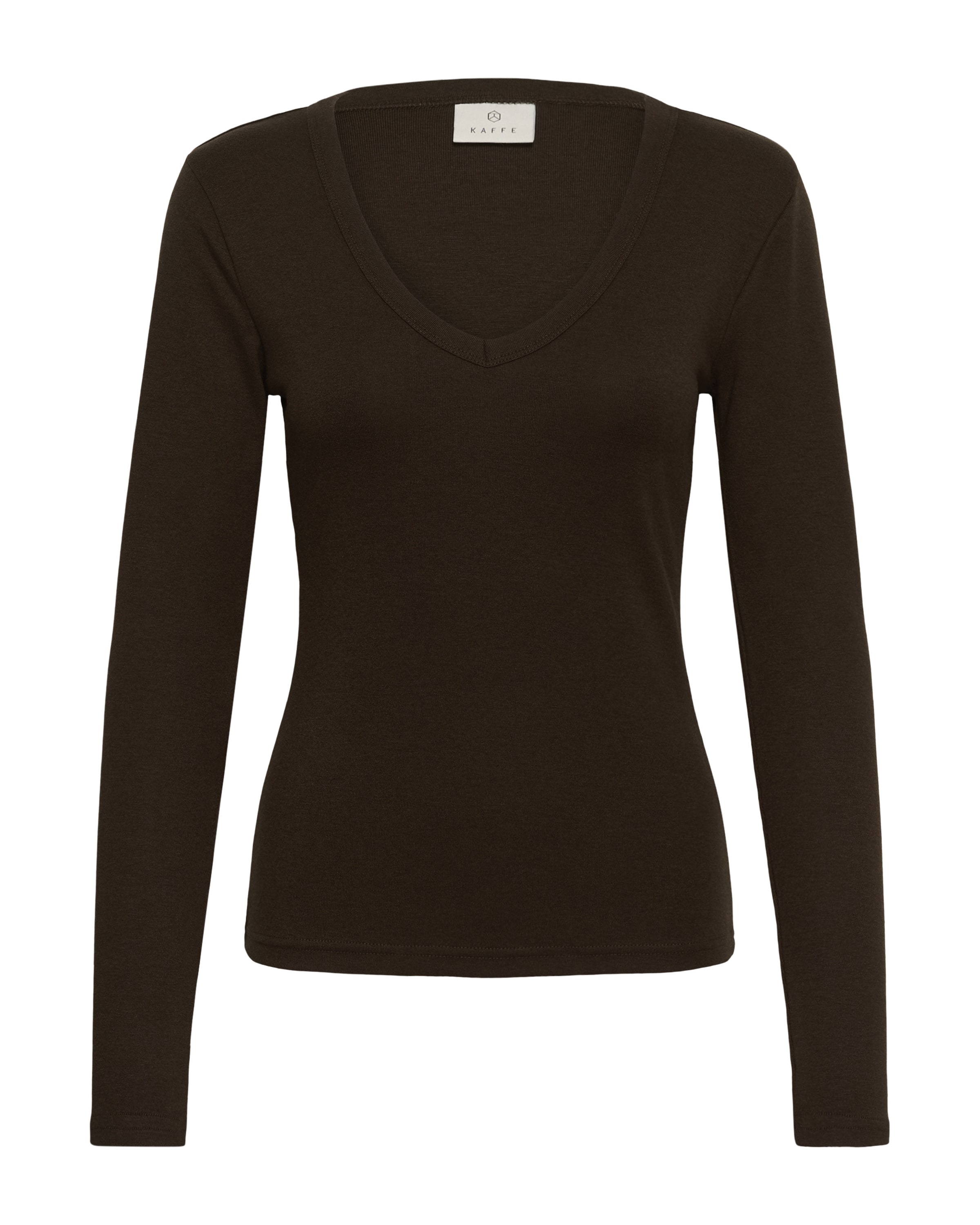 Kaffe - Camiseta 'KALiddy' en marrón: frente