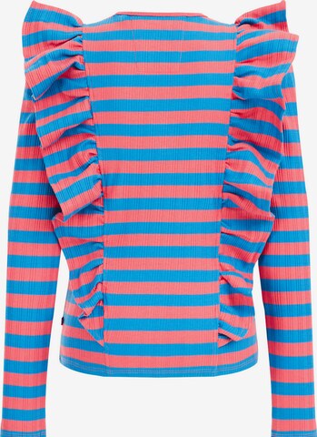 WE Fashion Shirt in Blauw