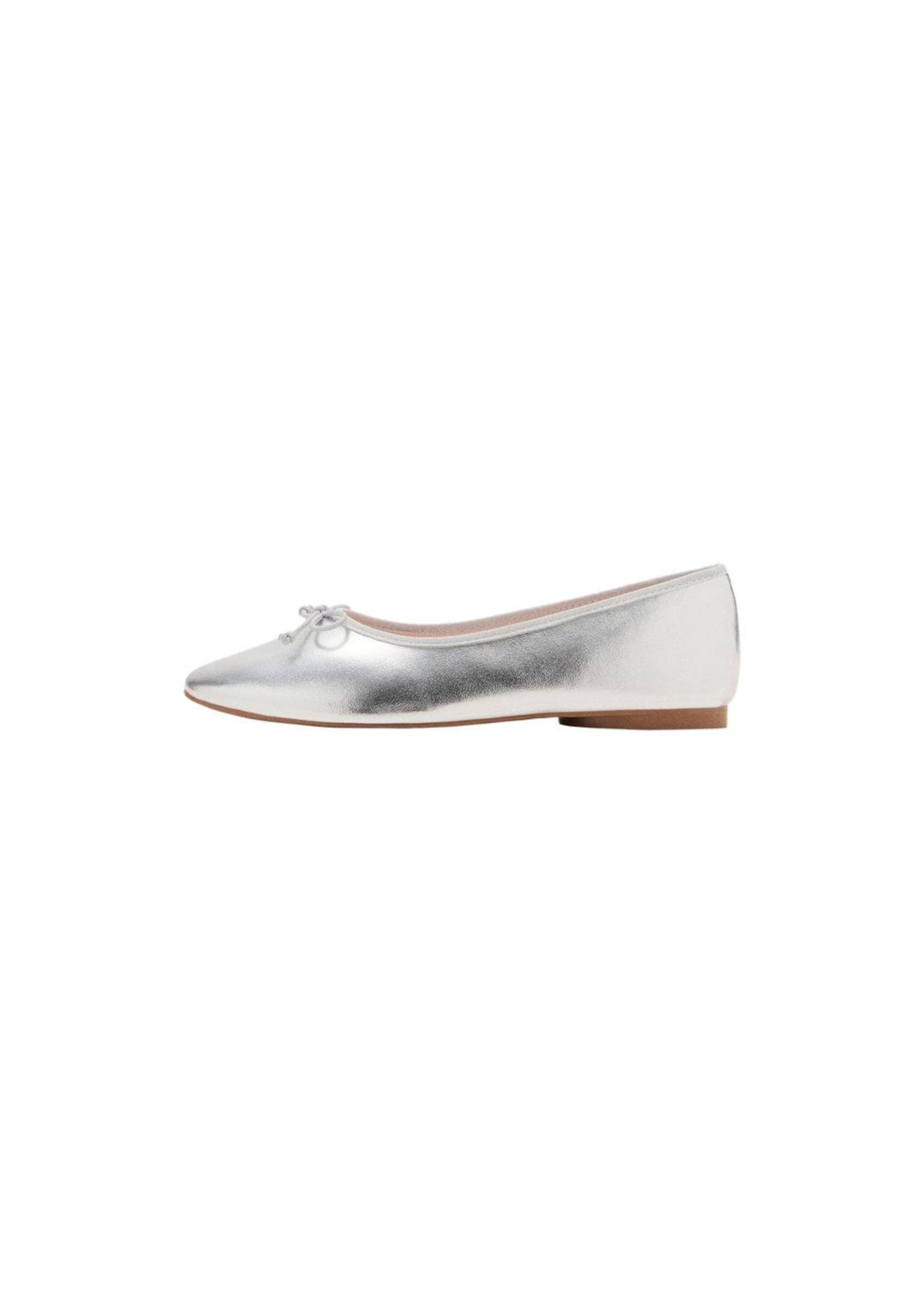 MANGO KIDS Slippers 'Gigip' in Silver: front